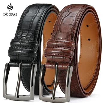 Berühmte Marke Business Gürtel Männer PU Luxus Leder Taille Strap Schwarz Männlichen Automatische Schnalle