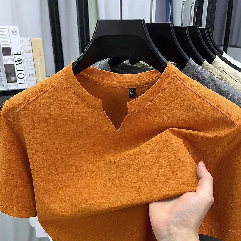 Koreanisches Herren-T-Shirt, lässig und modisch, kleiner – Bild 4