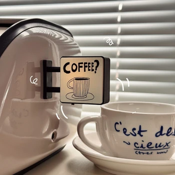 Mini Leuchtkasten Kühlschrankmagnet Kaffee Japanischer kreativer Tourismus Souvenir Magnetischer leuchtender