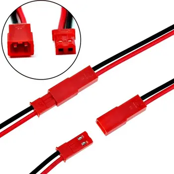 Stecker und Buchse JST Stecker Kabel DIY 2 Pin Steckverbinder Klemmen (20 Stück)