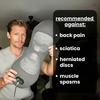 3-in-1 Rückenmassagegerät mit Wärme und Vibration zur Schmerzlinderung bei Bandscheibenvorfall