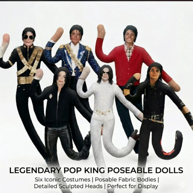 Michael Jackson Cosplay Requisiten-Puppe Plüschfigur