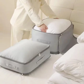 Robuste Selbstkomprimierende Aufbewahrungstasche Tragbarer Organizer für Kleidung, Decken & Quilts Ideal