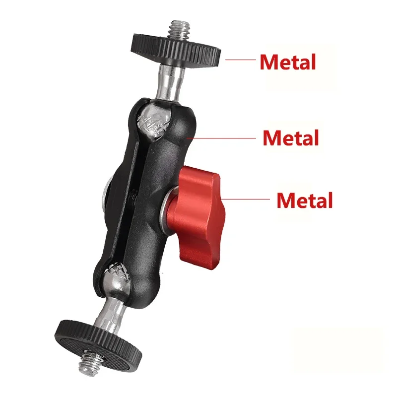 Kamera-Metall-Superklemme mit Doppelkugelkopf Magic Arm für – Bild 4