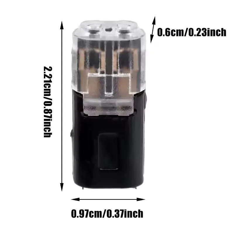 10/300 Stück D2 Auto-Kabelverbinder Schnellverbinder – Bild 3