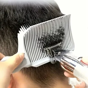 Professionelle Haarschneidekämme für Friseure, Clipper-Blending- und Flachkopf-Haarschneidekamm für Männer
