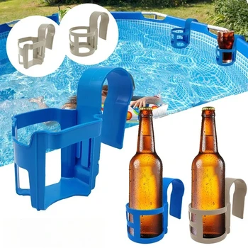 Pool-Getränkehalter für Aufstellpools, Kunststoff-Getränkehalter für 2 Zoll oder weniger hohe