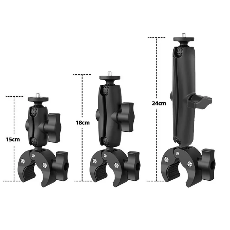Radfahren Motorrad Clip Quick Release Magic Arm 360 ° – Bild 3