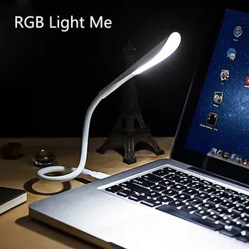Tragbare Mini-Laptops, USB-LED-Licht, biegbar, Schreibtischlampe zum Lesen, Arbeiten, Powerbank, Camping, PC