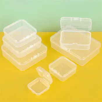 Kunststoff Box Rechteckige Box Transluzente Box Verpackung Box Lagerung Box Staubdicht Solide (10 Stück)