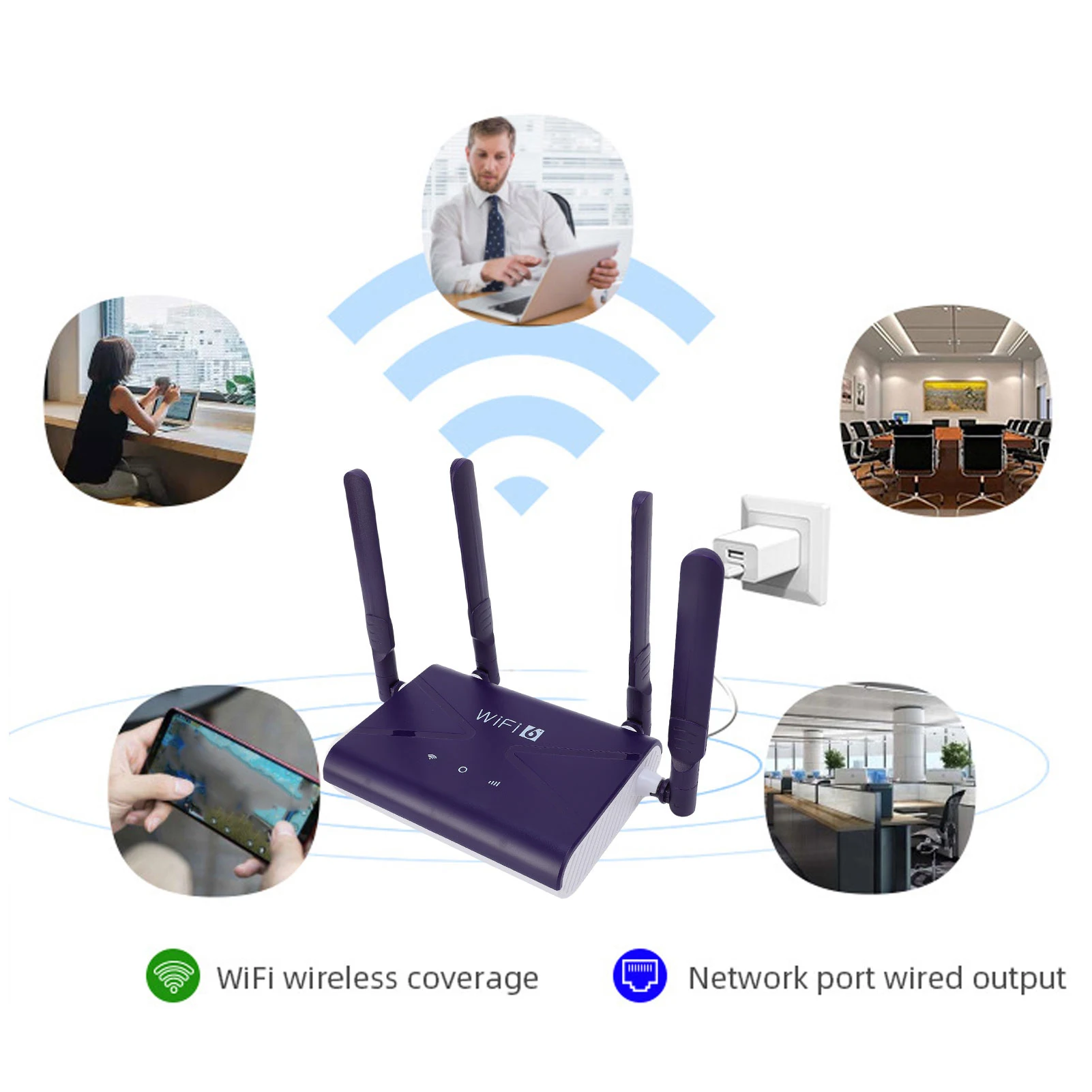 WiFi6 Wireless Router 300 Mbit/s 4G 5G CPE LTE Wireless – Bild 5