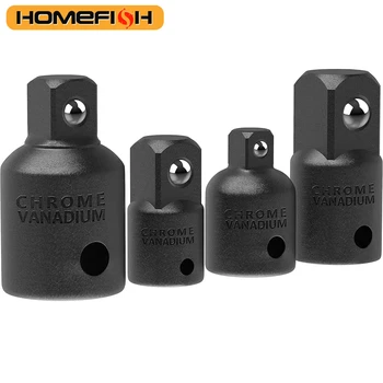 Schlagschrauber-Adapter-Reduzierstück-Set, 1/2 3/8 1/4 Zoll. Verwenden Sie Schraubenschlüssel (4 Stück)