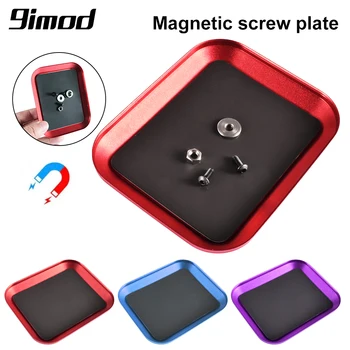 9IMOD RC Aluminiumlegierung Magnetische Schraube Tablett Platte Aufbewahrungsplatte für RC Flugzeug Auto Boot