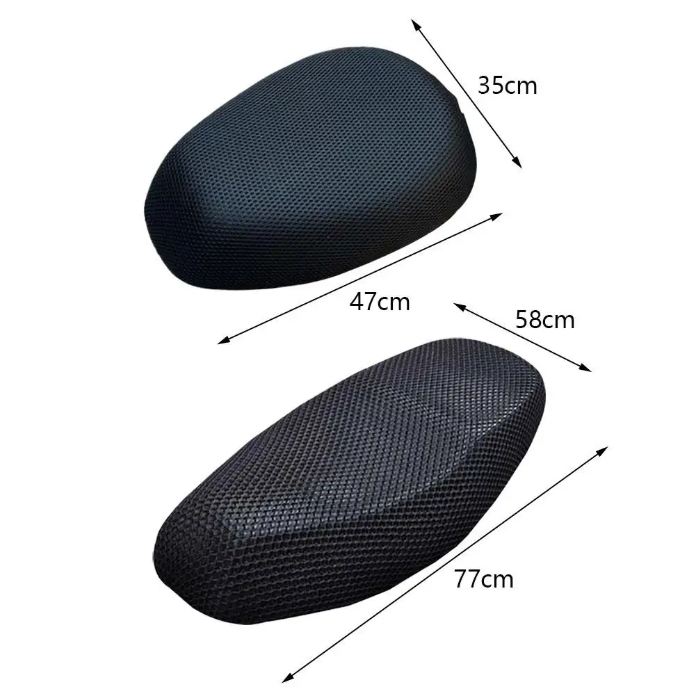 Motorrad 3D Mesh Stoff Anti-skid Pad Roller Sitz Abdeckung – Bild 6
