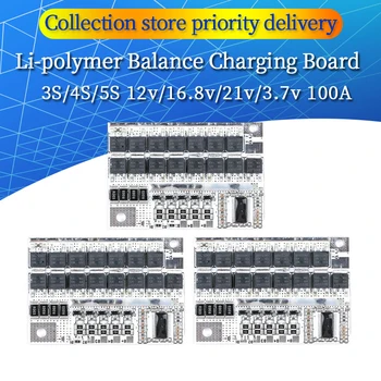 3S/4S/5S BMS 12v 16,8 v 21v 3,7 v 100a Li-Ion Lmo ternären Lithium-Batterie Schutz Platine Li-polymer Balance