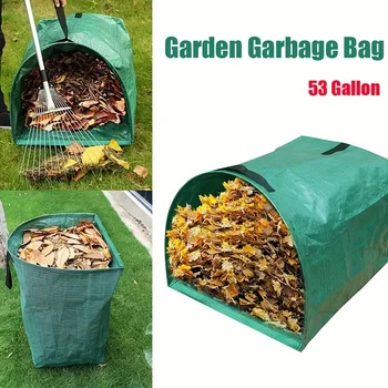 Garten-Abfallbeutel mit großem Fassungsvermögen für die Sammlung von Blättern und Schmutz im Garten
