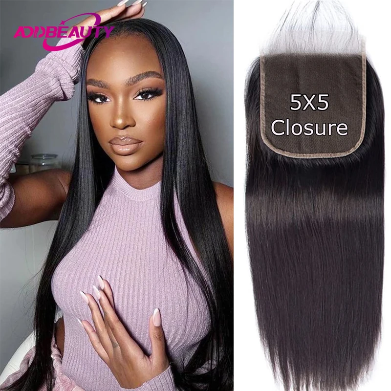 HD Closure 5x5 Straight Closure 6x6 Transparent Lace Closure