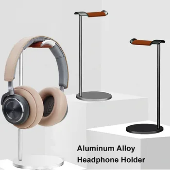 Gebogener Kopfhörerständer aus Aluminium, robuster Metall-Gaming-Headset-Kopfhörerhalter mit solider Basis