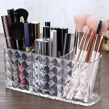 Spiegelschrank mit Rautenmuster, Aufbewahrungsbox, Badezimmer, Badezimmer, Kosmetik (2 Stück)