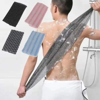 Japanische Reiben Waschlappen Bad Nylon Handtuch Bürste für Zurück Handtücher Peeling Dusche Schwamm Körper