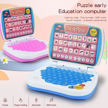 Englisch lernen kleines Laptop-Spielzeug für Kinder. Computer für Jungen und Mädchen für Aphabet