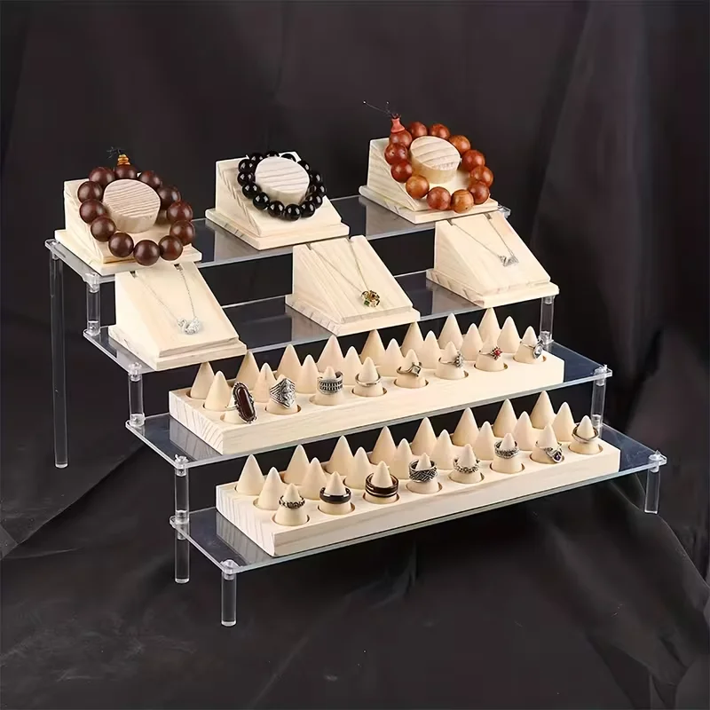 Klarer Acryl-Displayständer für Anime-Figuren, Cupcake-Regal – Bild 3