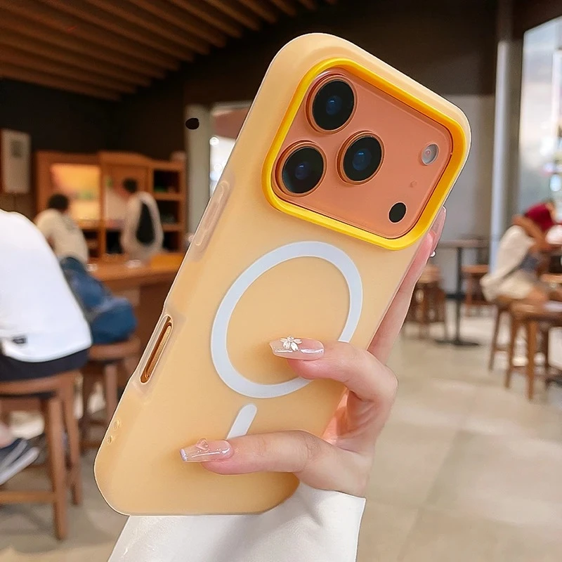Luxuriöse 2-in-1 magnetische stoßfeste Hülle für iPhone 17 – Bild 2