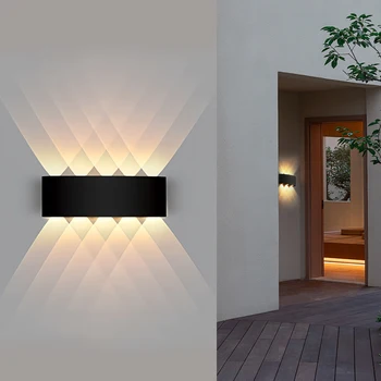 LED Wandleuchte 4/6/8/10 Außenwandleuchten nach oben und unten in Richtung Beleuchtung für Innenraumdekoration