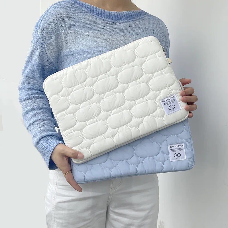 Neue Cloud Laptop Sleeve Ipad Tasche Baumwolle Große