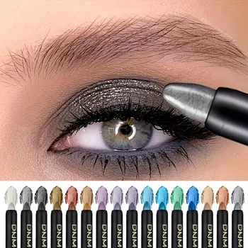 16-Farben-Perlglanz-Eyeliner, farbiger Glitzer, wasserfestes, langanhaltendes Augen-Make-up, nicht