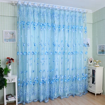 Moderne Tulpe Fenster Bildschirm Wohnzimmer Schlafzimmer Tür Küche Drapieren Vorhang Hause Dekoration