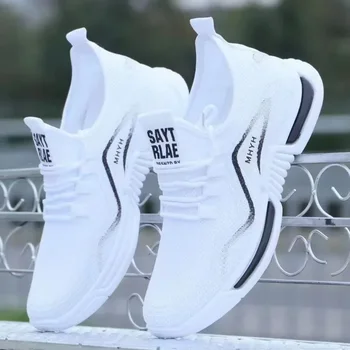 Männer Schuhe Slip auf Mode Turnschuhe Männlichen Sport Laufschuhe Atmungsaktive Gym Training Walking Tennis