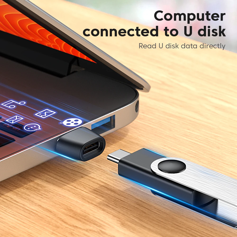 USB-A auf USB-C OTG-Adapter, 1, 3 oder 5 Stück – Bild 4