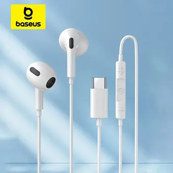 Baseus C17 In-Ear-Kopfhörer mit Kabel für Xiaomi Samsung NOTE 10 NOTE 20 S21 S20 Handy-Kopfhörer mit Mikrofon