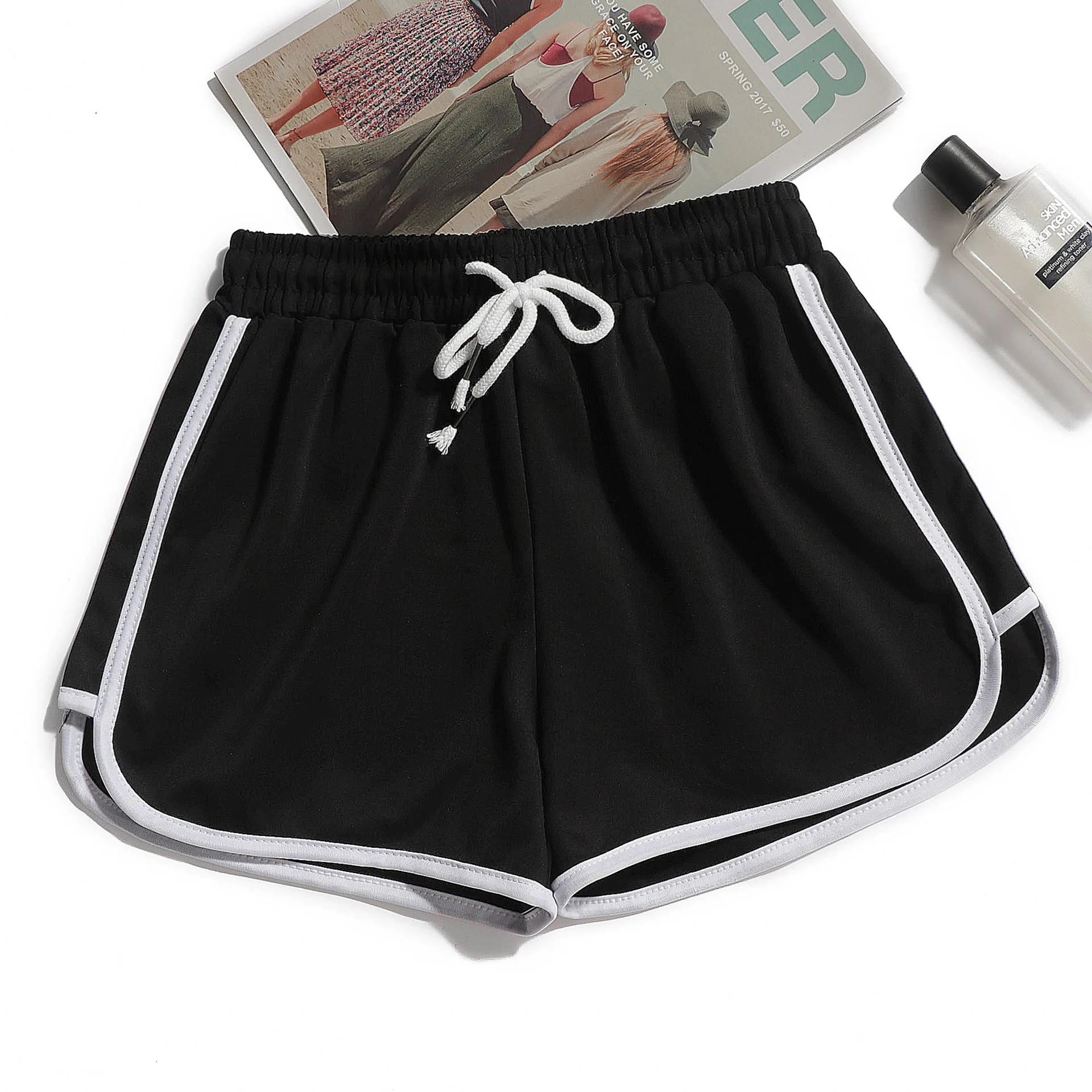 Frauen Yoga Shorts Sommer Oberbekleidung Mid-Taille – Bild 6
