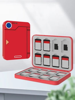 Geeignet für Switch Game Card Magnetabsorptionskassettenleser 16-in-1 rot