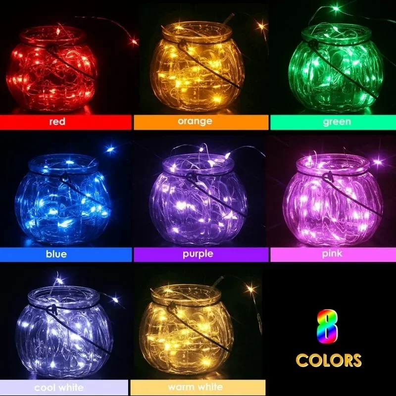 1M 2M 3M 5M 10M 20M 30M Kupferdraht LED Lichterketten Urlaub – Bild 4