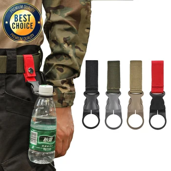 Gurtband Schnalle Haken Wasser Flasche Halter Clip Outdoor Nylon EDC Klettern Karabiner Gürtel Rucksack