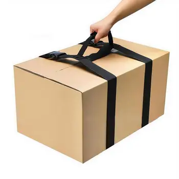 Verstellbarer Nylon-Umzugsriemen, Gepäckgurte, Hochbelastbarer Hebegurt, Frachttransportriemen für Einfachen