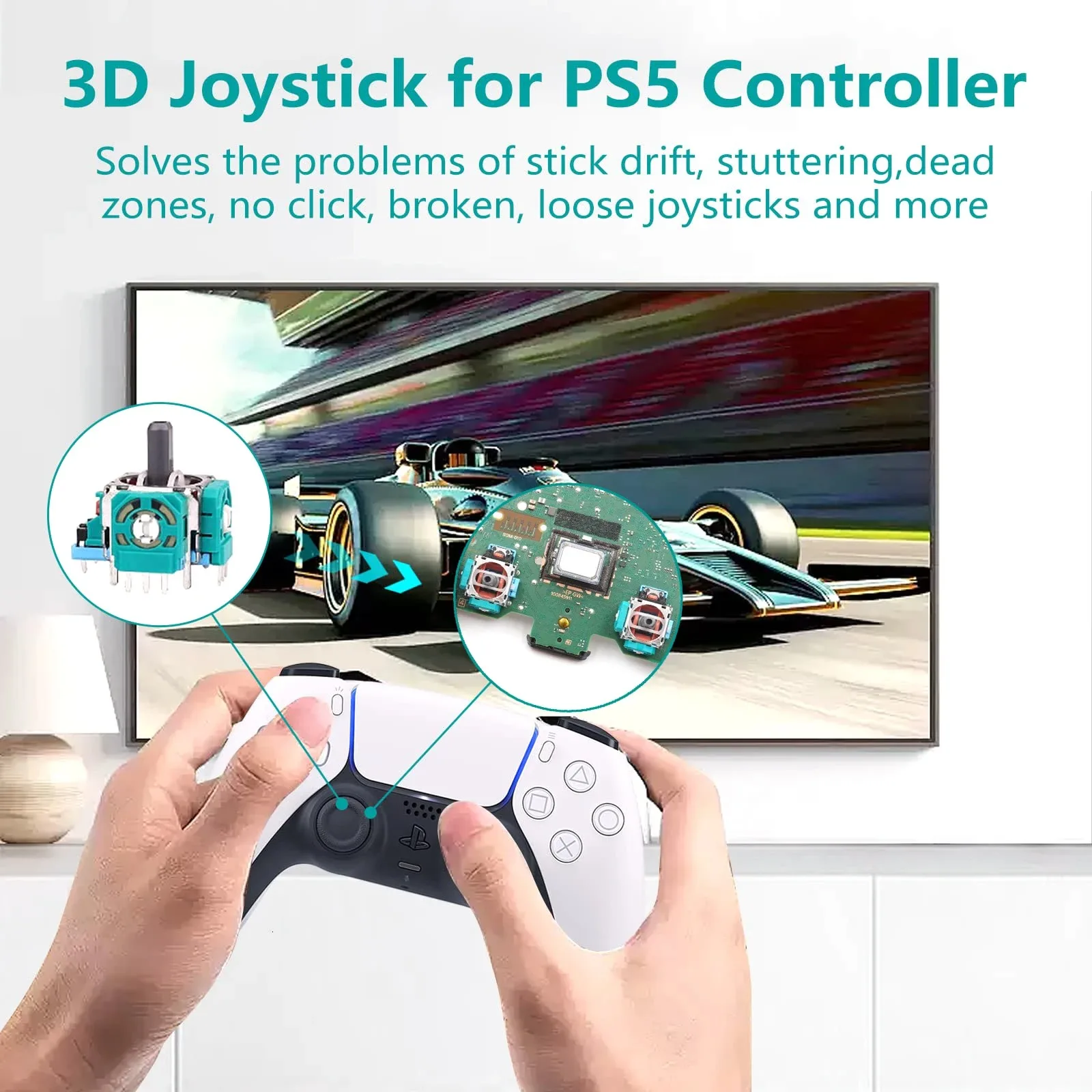 Ersatz 3D Analog Joysticks Daumensticks für Playstation 5 PS5 – Bild 4