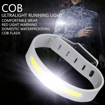 COB LED Armband Licht 350 mAh 500LM Sport Nacht Laufen Warnung Arm Bein Armband Licht Typ-C USB