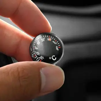 Mini-Auto-Thermometer, batterielos, Armaturenbrett-Thermometer, einfache Aufklebmontage, keine Batterie
