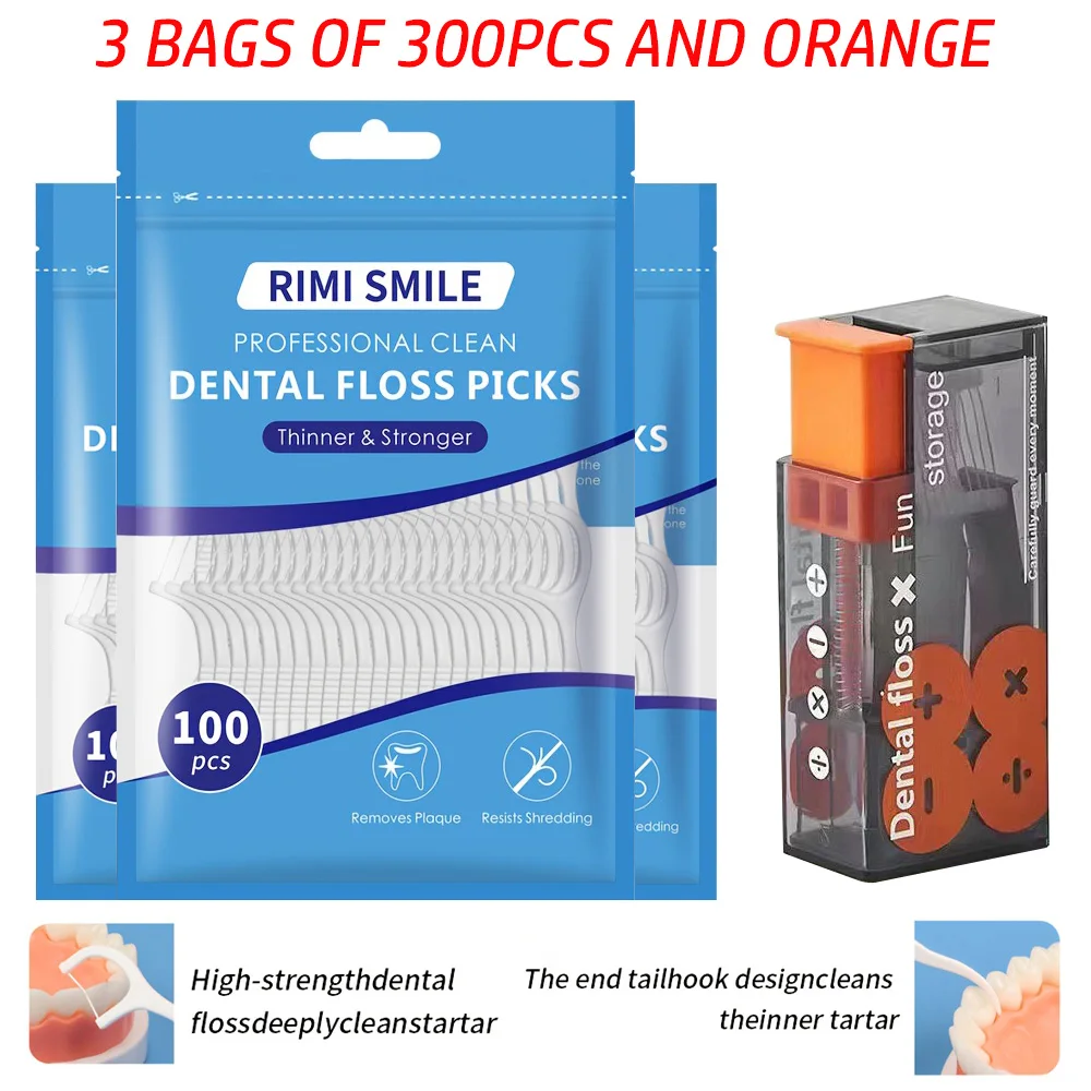 (Erschwinglich) 50/100/300 Stück – RIMI Smile Floss – wird – Bild 2
