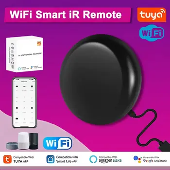 Tuya WiFi Smart IR-Fernbedienung Tuya Smart Home Fernsteuerung für TV DVD Klimaanlage AUD Kompatibel mit Alexa