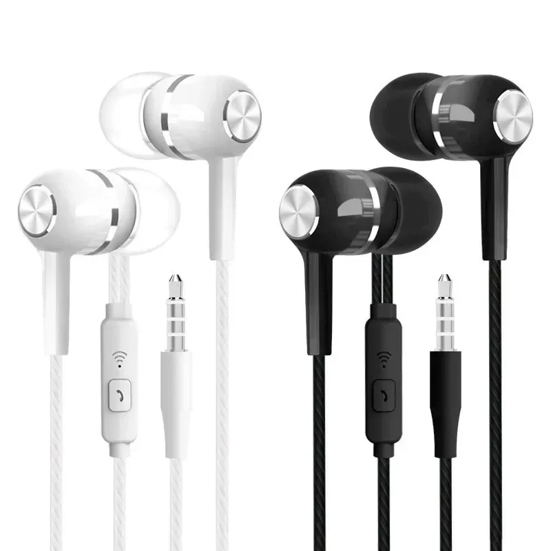 3,5mm Wired Kopfhörer In Ear Headset HIFI Schwere Bass