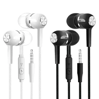 3,5mm Wired Kopfhörer In Ear Headset HIFI Schwere Bass Ohrhörer Monitor Sport Headset Stereo Musik Gaming