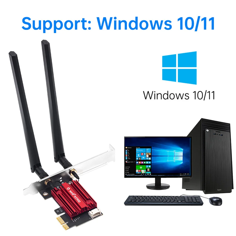 FENVI WiFi 6 AX900 PCIE WiFi-Adapter Bluetooth 5.4 802.11AX – Bild 6