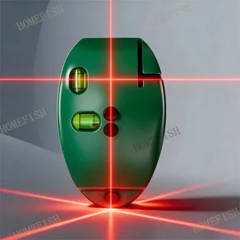 Tragbare Elektronische 90-Grad-Laser-Wasserwaage Batteriebetrieben Infrarot-Linienlaser