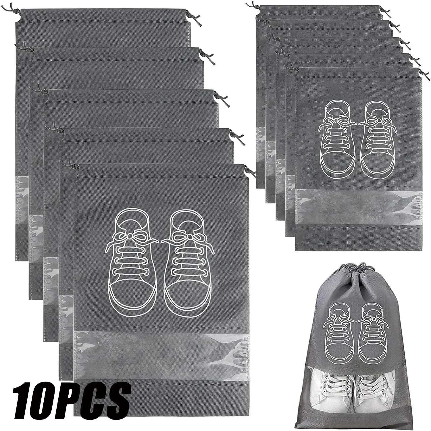5/10PCS Schuhe Lagerung Organizer Taschen Vlies Schuh Staub