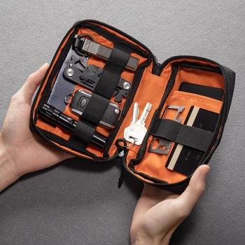 EDC Mid Organizer Pouch Everyday Carry Cable Kit Taktische Tasche